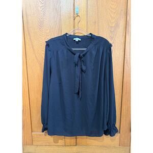 Calvin Klein Black Dress Shirt | Women's 3XL